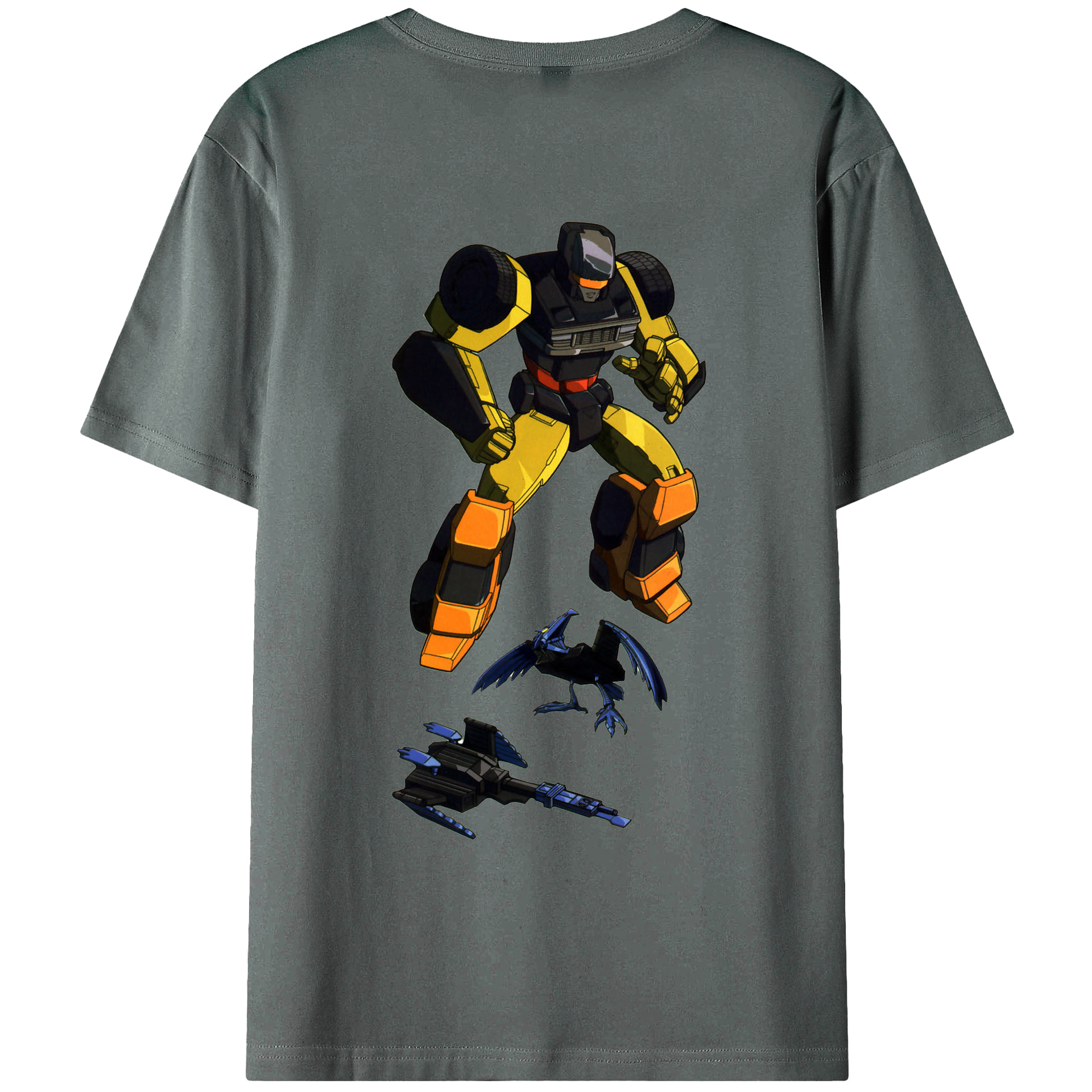 （画像用）  綿100％ メンズ半袖Tシャツ（バックプリント） 通気性
